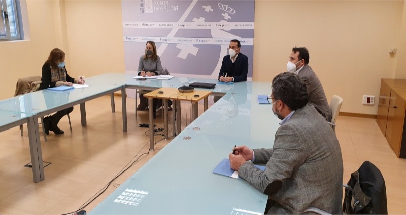 COMG y ICOG en reunion con la directora xeral de planificacion enerxetica