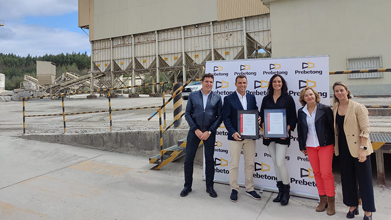 Prebetong certificación minería sostenible